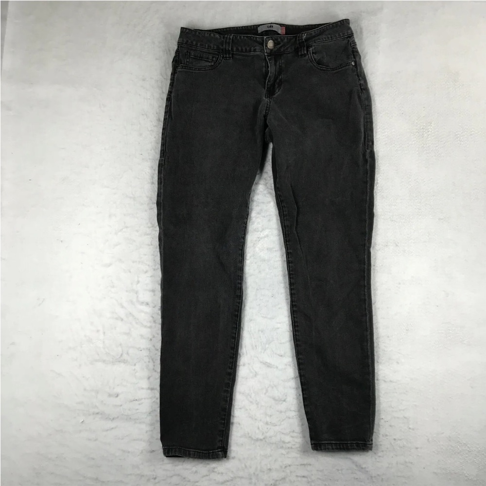 Cabi 3044 Super Skinny Leg Womens, Black Wash Denim